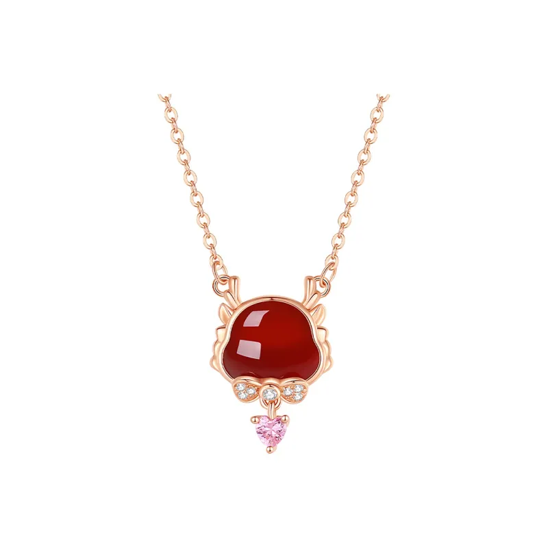 KINGFOCUS Chalcedony Necklaces Women's-4