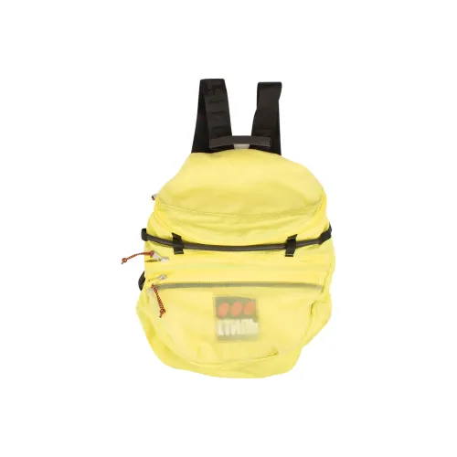 HERON PRESTON Nylon Mesh Backpack 'Yellow'