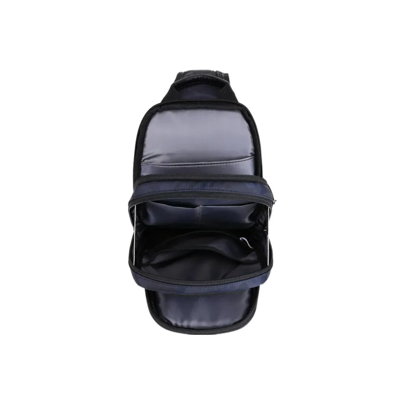 BJIAX Oxford Sling Bag Regular Men's Blue-3