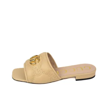 GUCCI GG Matelassé Slide Sandals