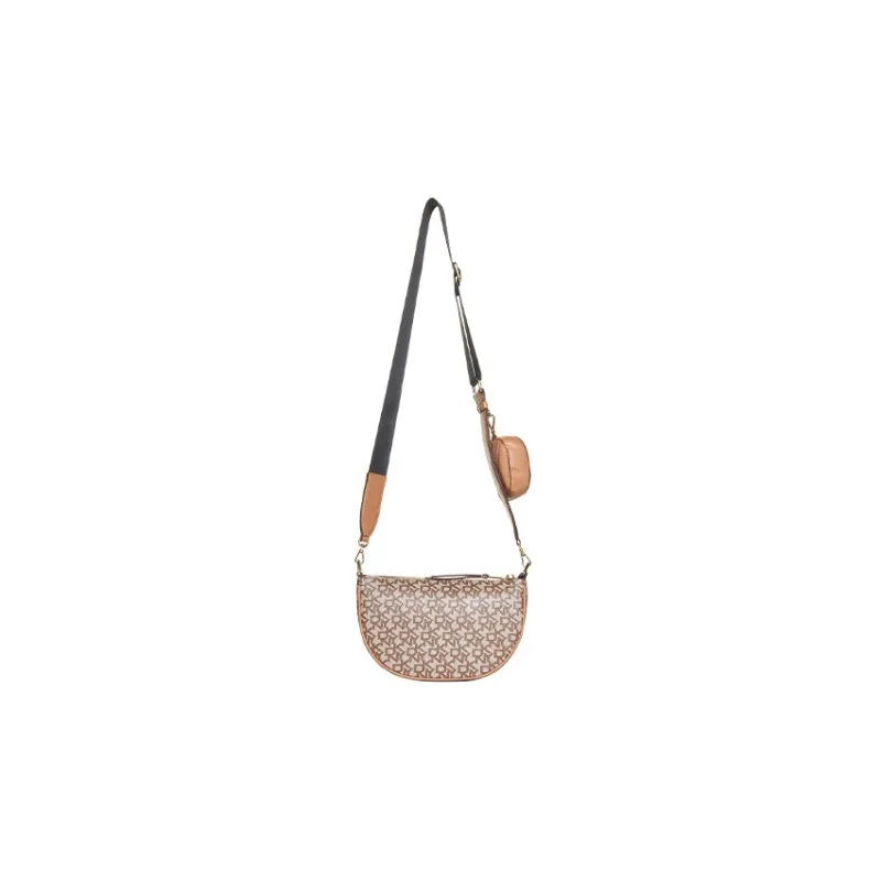 DKNY PVC Crossbody Bag Shoulder Bag Regular Women's Brown-1