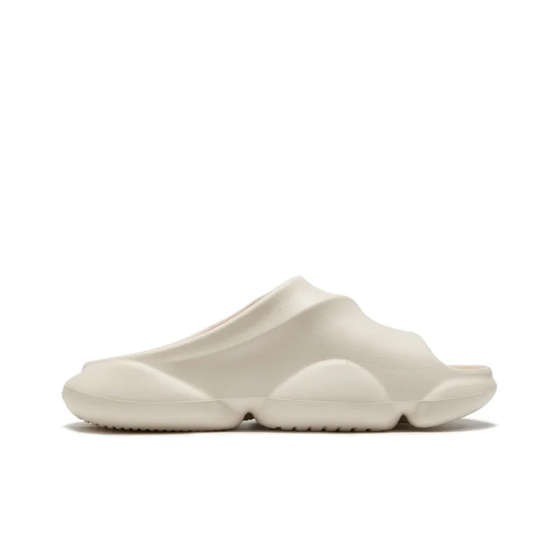 TINMUU Slide Slippers Unisex Black White/Beige Orange/Brown White-9