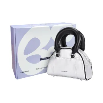 BAGSMART PU Takke Bag Handbag Bowling Bag Crossbody Bag Small Size Women's Multicolor