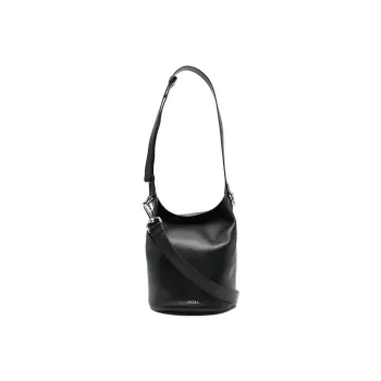 MEDEA Calfskin Portable Crossbody Bag Shoulder Bag Regular Women's Black