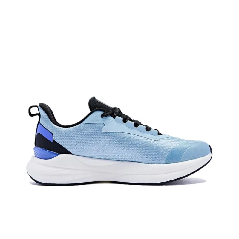 QIAODAN Cushioning Breathable Low Top Running Shoes Men's Frost Blue-1