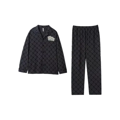 DAMOS·LOVE Pajama Set Men's Dark Gray