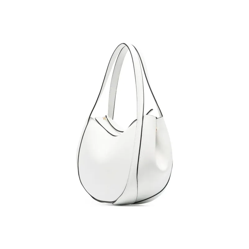 Wandler Calfskin Handbag, Shoulder Bag Regular Women's Ivory White-1