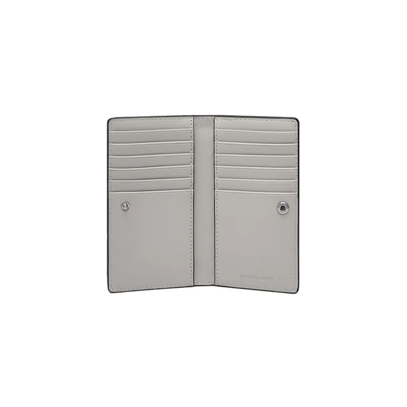 MICHAEL KORS Leather Money Clip Coin Purses Wallets Women's Gray-2