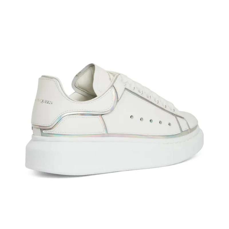 Alexander McQueen Oversized Sneakers 'White Silver' Women's-3