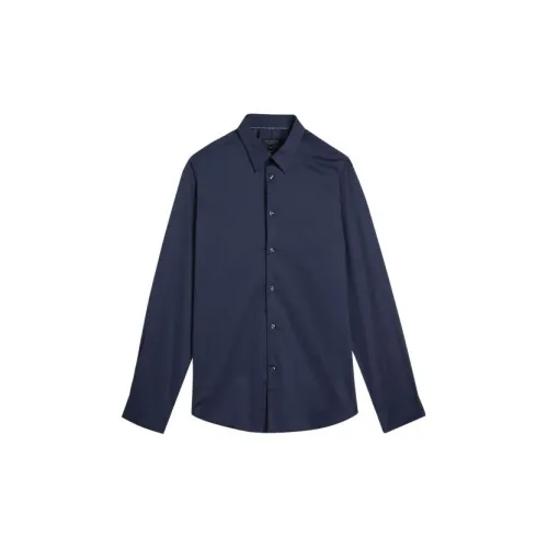 Ted Baker Shirts Men Navy Blue