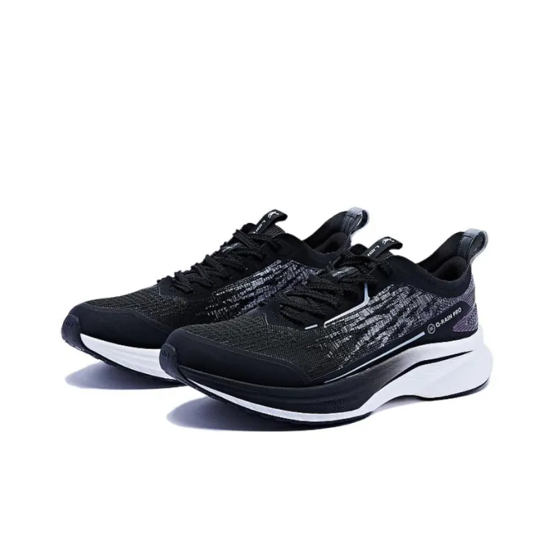 QIAODAN Rapid FW Cushioning, Wear Resistant Low Top Running Shoes Women's Black-3