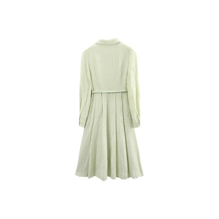 A paradise for awakening Long Sleeved Dresses Women's Green-1