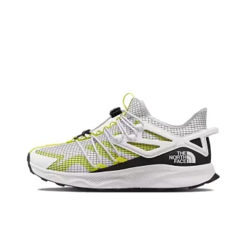 THE NORTH FACE Oxeye Tech Cushioning Low Top Running Shoes Men's White Yellow