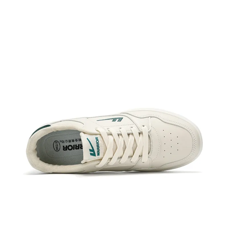 Warrior Air Force 1 Lightweight Low Top Skateboard Shoes Unisex Beige Green-2