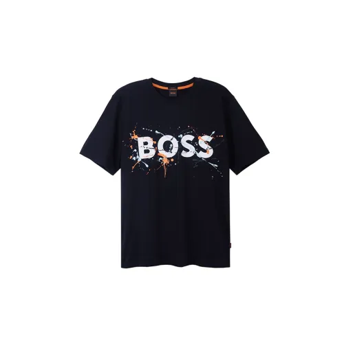 HUGO BOSS T-Shirts Men Black