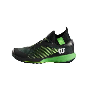 Wilson Low Top Tennis Shoes Men's Black Green