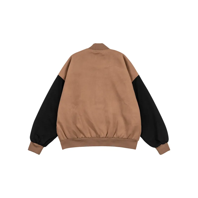 XINYINSU Baseball Jacket Unisex Coffee-1
