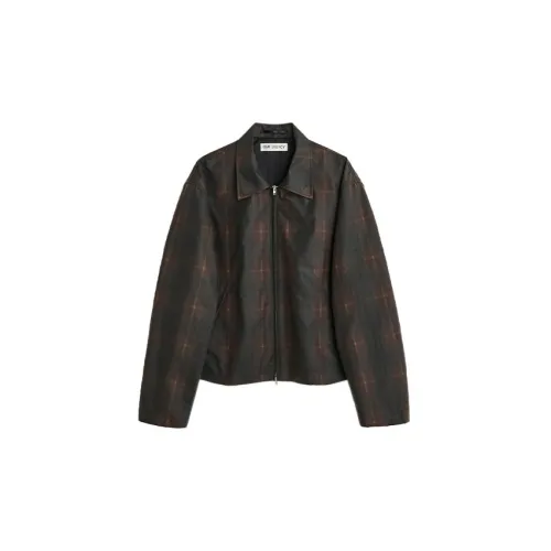 OUR LEGACY Check-print Cotton Shirt Jacket