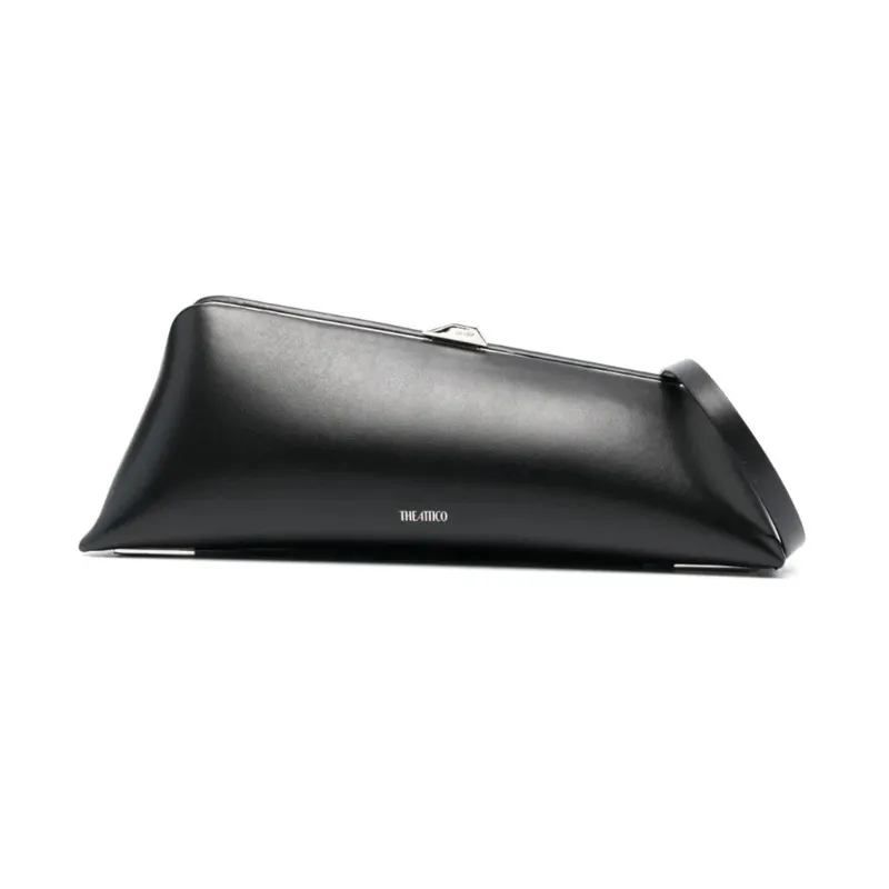 The Attico 8.30PM Leather Clutch Bag-0