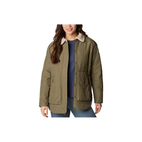 Columbia Puffer Jackets Women's Army Green