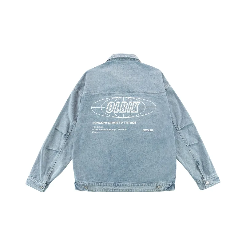 OLRIK Denim Jackets Unisex-6
