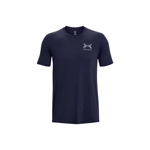 Under Armour T-Shirts Men Midnight Navy