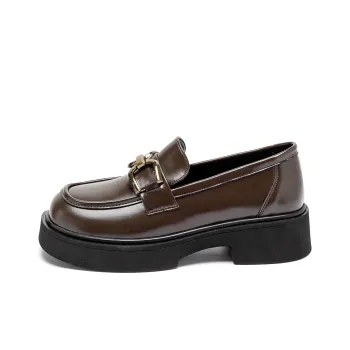 AGSDON Loafers Women's Low Top Black/Brown
