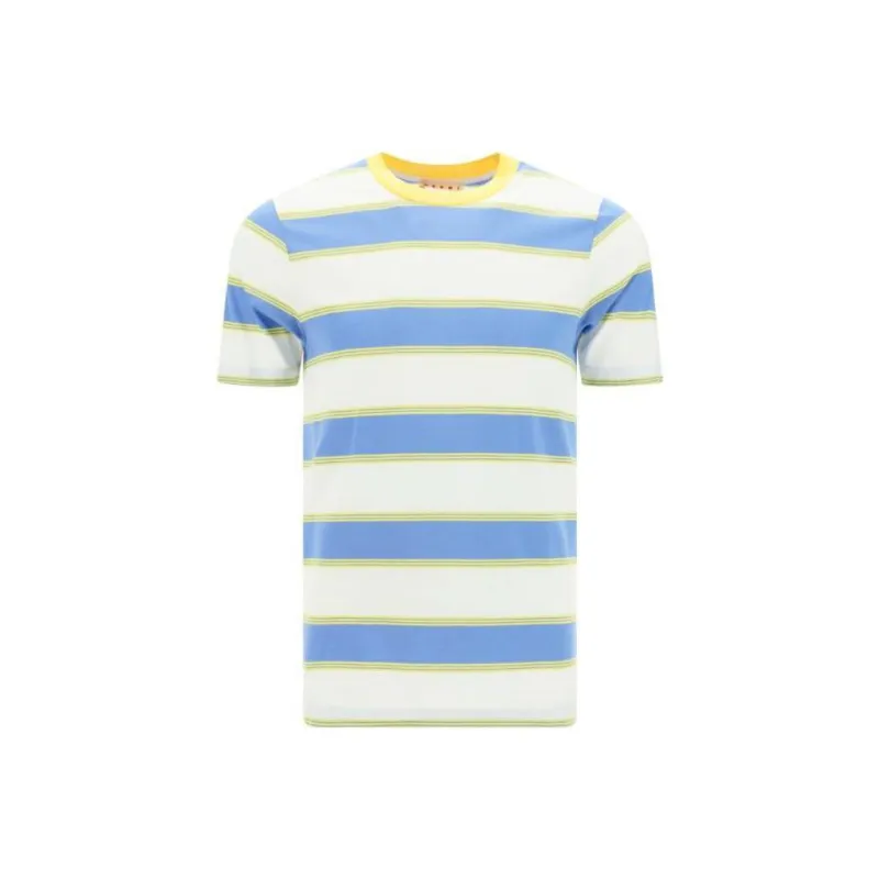 MARNI Pack Of Three Striped Crewneck T Shirts-2