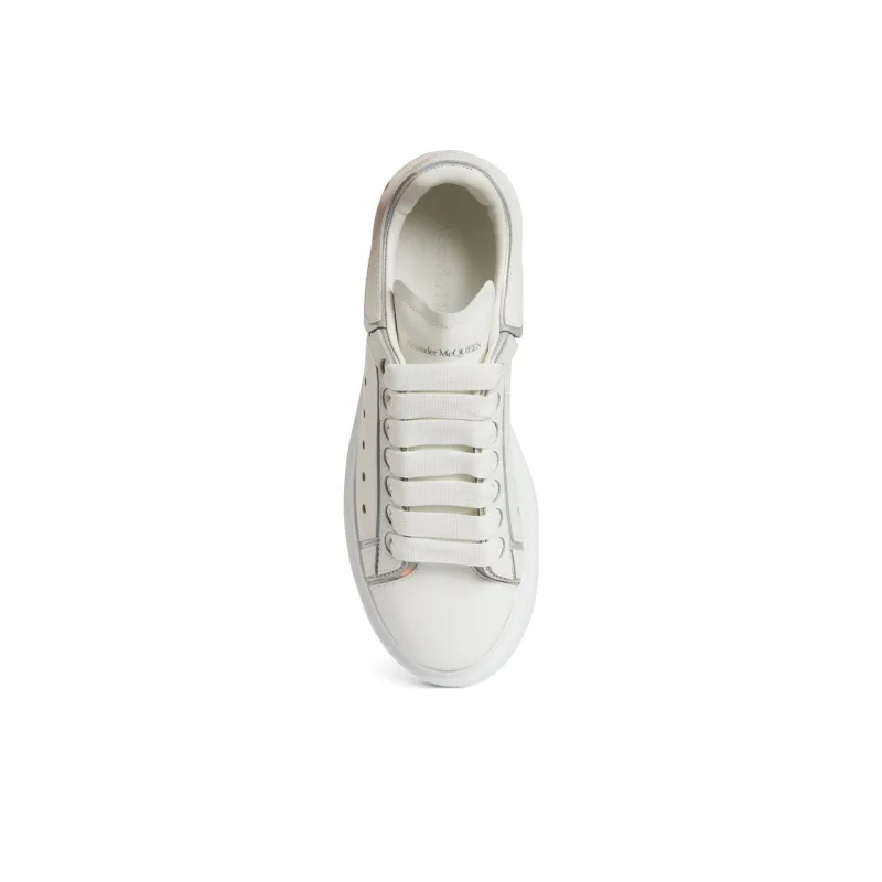 Alexander McQueen Oversized Sneakers 'White Silver' Women's-4