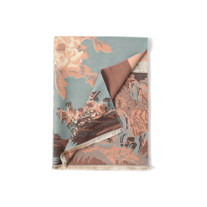 FREE RABBITⅡ Faux Cashmere Knit Scarves Unisex-1