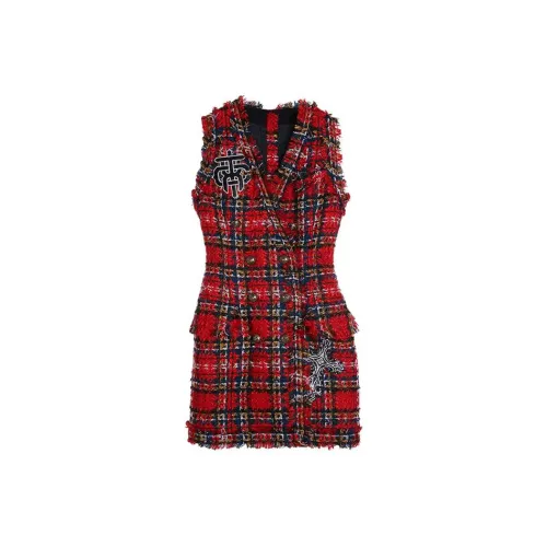 TCH Sleeveless Dresses Women's Red