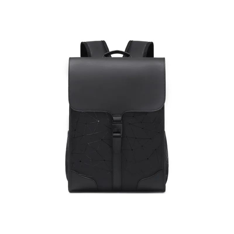 Slazenger PU Backpack Unisex Black Diamond Pattern-1
