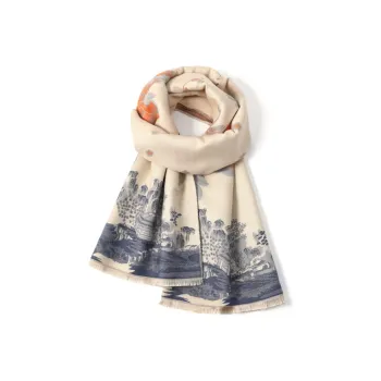 FREE RABBITⅡ Faux Cashmere Knit Scarves Unisex