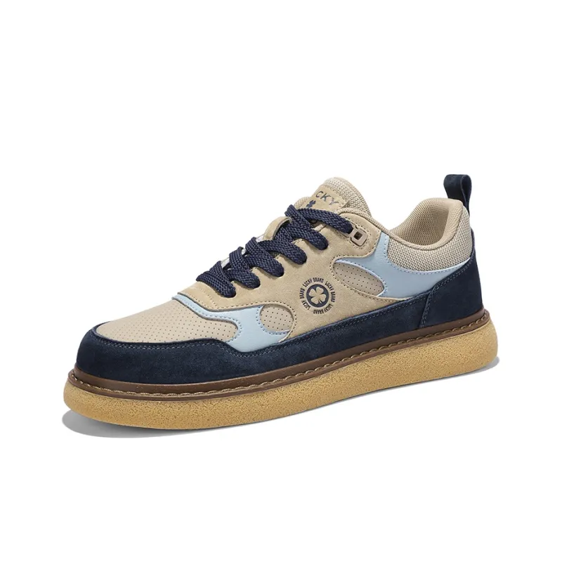 LUCKY BRAND Four Leaf Clover Lucky Charm Low Top Skateboard Shoes Men's-6
