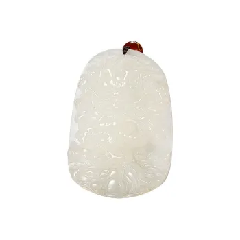 Jade Said Pendants Pale Greenish-White Jade Unisex