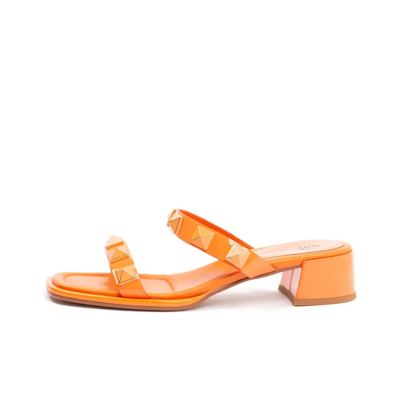 VMe Slide Slippers Women's Orange-4