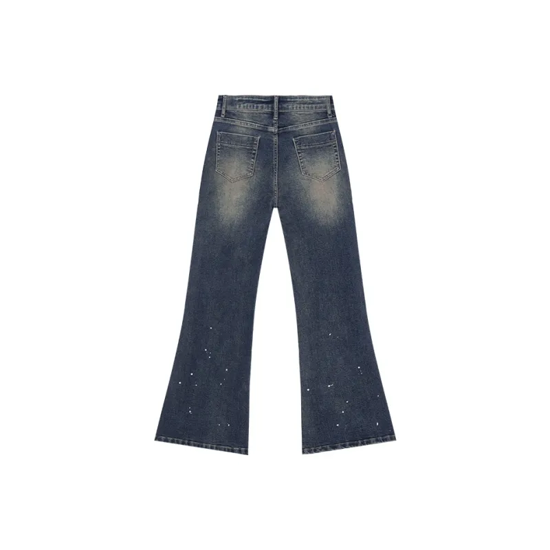 MEETLADY Jeans Women's Vintage Blue-1