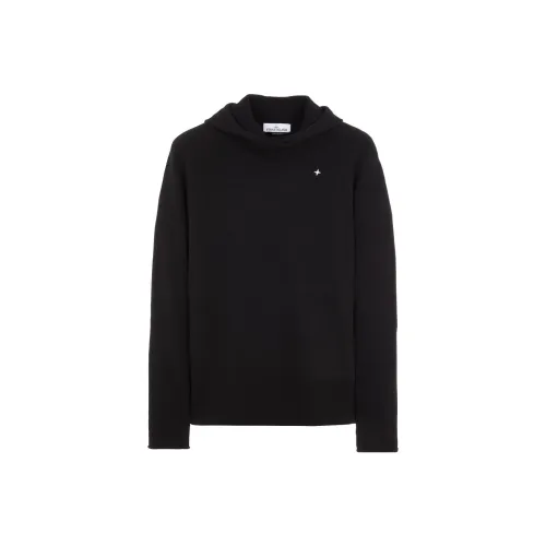 STONE ISLAND STELLINA Series Sweatshirts Unisex Black