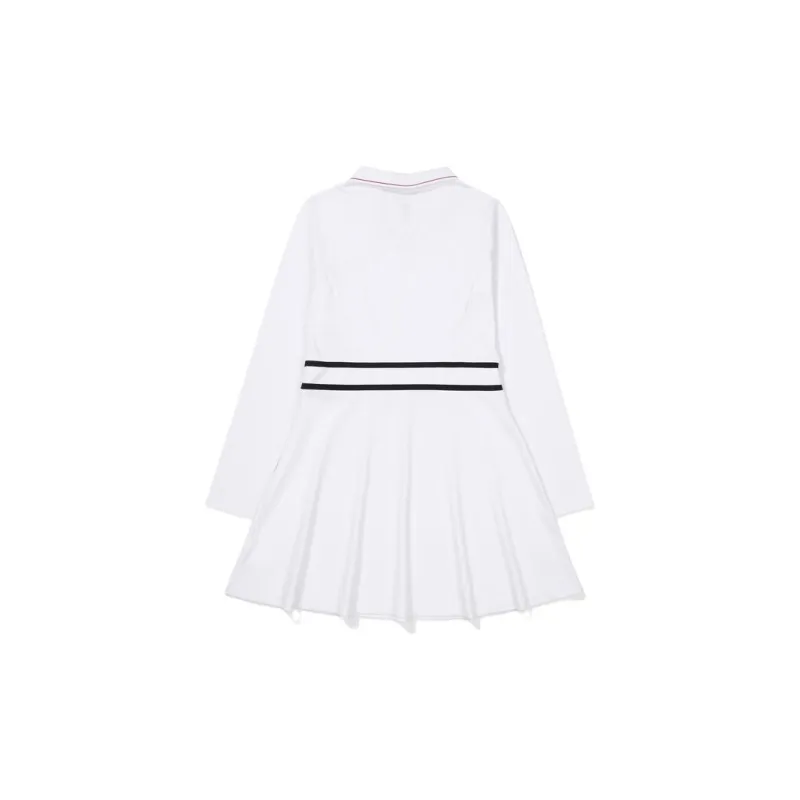 FILA Long Sleeved Dresses Women's White-1