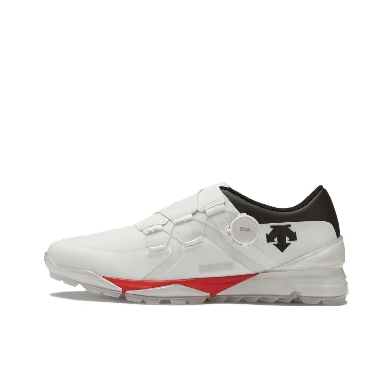 DESCENTE GOLF Series Pro Series Shock Absorbers Low Top Golf Shoes Men's Red-0