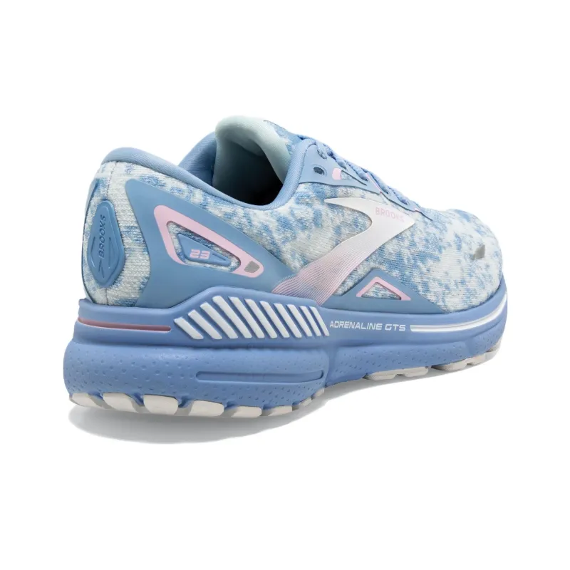 Brooks Adrenaline GTS 23 Slip Resistant Cushioning Low Top Running Shoes Women's Blue-3