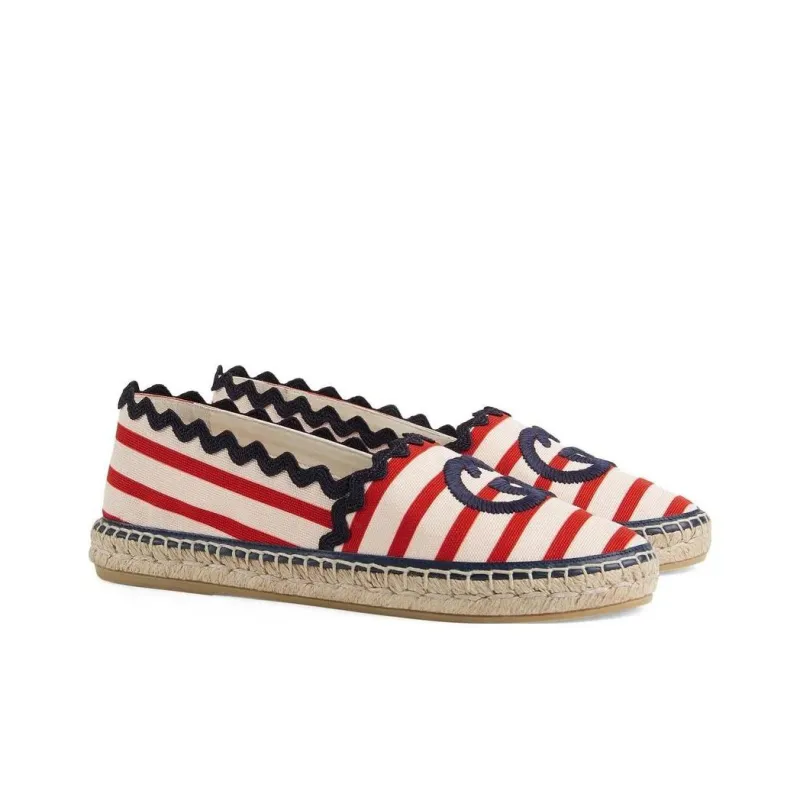 GUCCI Casual Single Shoes Women's White-2