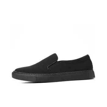 YEDANI Low-Top Canvas Shoes 3cm Men's Black