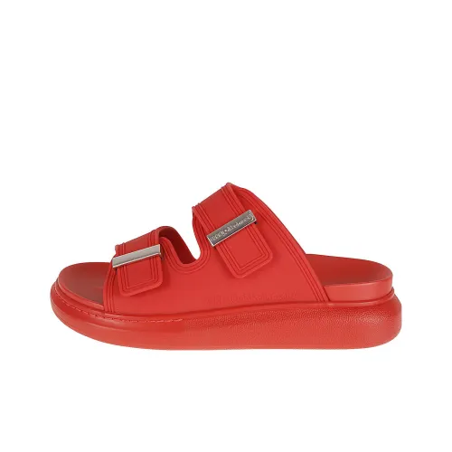 Alexander McQueen Hybrid Slide Slippers Women's Red