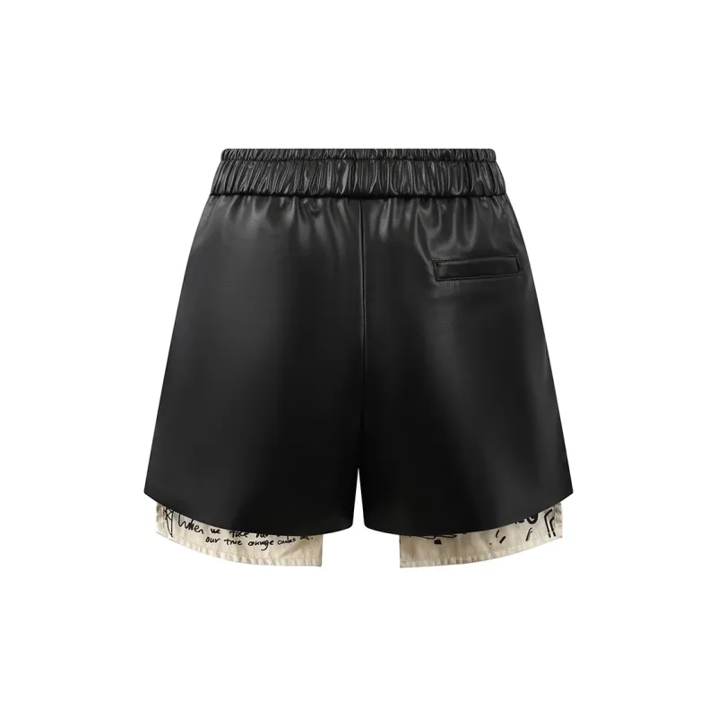 Valeria Obbaco Casual Shorts Women's Black-1