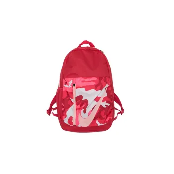 Nike Polyester Backpack Regular Women's Camouflage Red