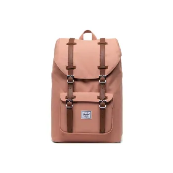 Herschel Polyester Backpack Medium Size Unisex Pink/Brown