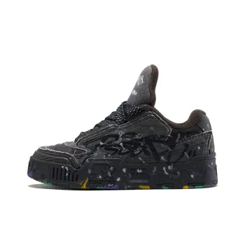 STARTER Vol 2 Anti Slip Wear Resistant Low Top Skateboard Shoes Men's Light Black