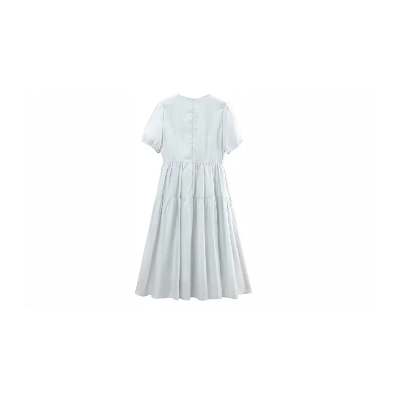 A paradise for awakening Short Sleeved Dresses Women's-1