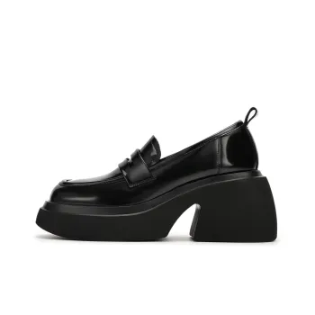 SATURDAY MODE Loafers Women's Low-Top Black